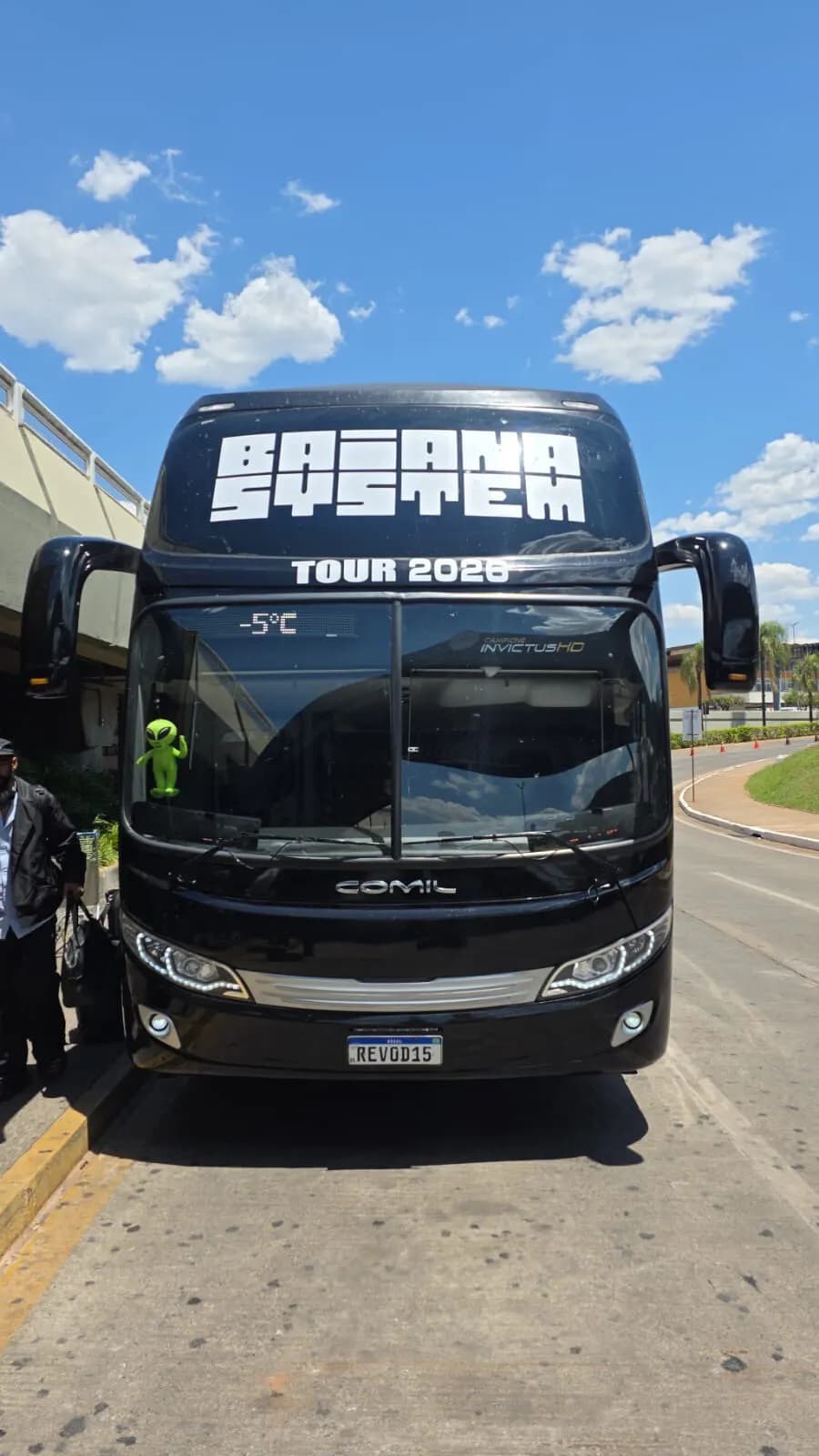 Ônibus de dois andares para viagens de turismo e excursões